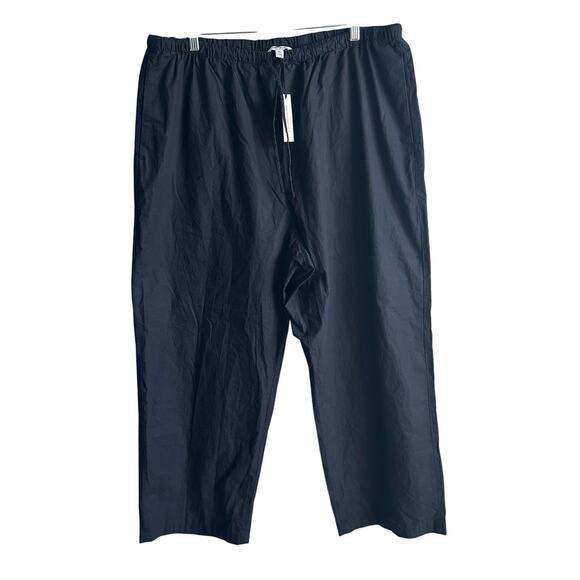 Banana Republic Cotton Poplin Pull On Pant Black XL 713483 - Picture 3 of 12